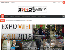 Tablet Screenshot of ekkonoticias.com.ar